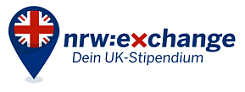 Programm-Logo: nrw:exchange - Auslandspraktika in UK